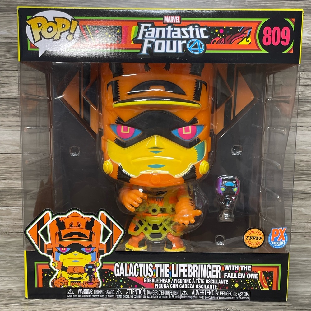 NEW Funko Pop Fantastic 4 CHASE Galactus the Lifebringer W/The Fallen One #809
